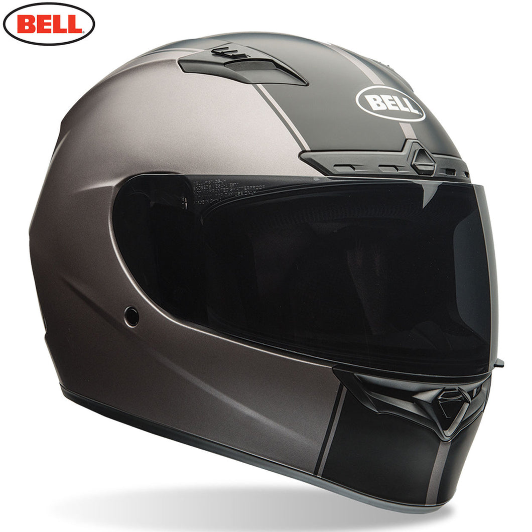 BELL Street Qualifier Reactolite Visor DLX Rally Matte Titanium Motorbike Helmet