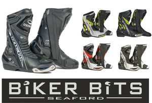 RICHA BLADE Waterproof Black/White/Red/Yellow CE Sports Motorbike Boots