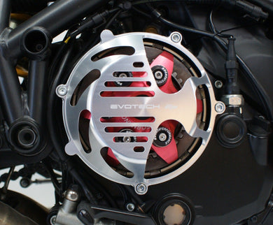 DUCATI Streetfighter 1098 CLUTH Cover SILVER 2009 onwards Evotech Performance