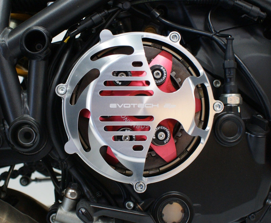 DUCATI Streetfighter 1098 CLUTH Cover SILVER 2009 onwards Evotech Performance