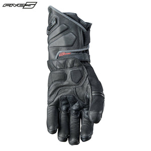 Five GT2 Black Cordura/Leather Waterproof & Thinsulate Touring Motorcycle Gloves