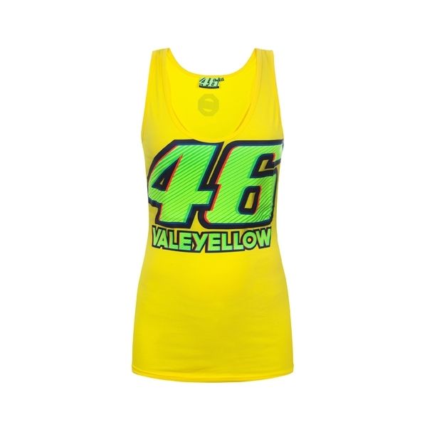 Ladies Valentino Rossi Yellow Vest Official MotoGP Merchandise VR46 The Doctor