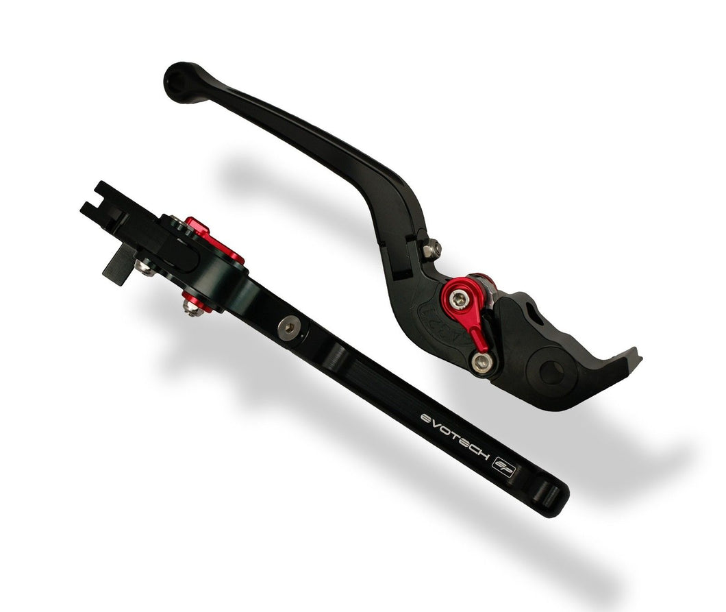 YAMAHA YZF-R3 2015+ Folding Black Clutch & Brake Lever Set Evotech Performance