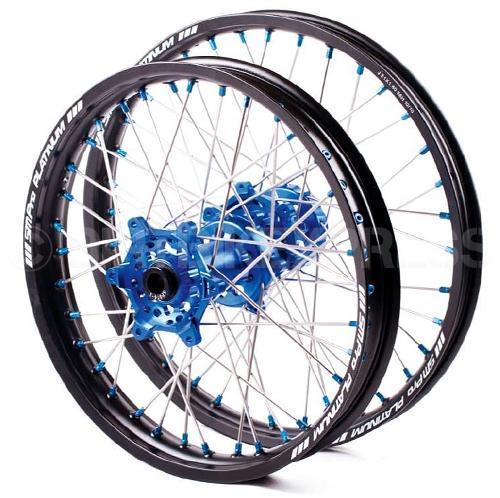 SM PRO WHEEL FRONT YAMAHA YZF250/450 2002-13 MOTOCROSS BLUE/BLACK/BLUE