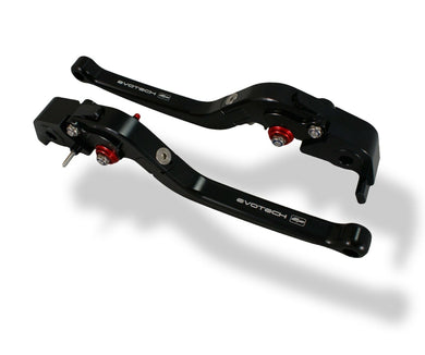 TRIUMPH THRUXTON 2003+ Folding Clutch & Brake Lever Set by Evotech Performance