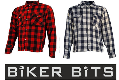 RICHA LUMBER SHIRT Reinforced High Abrasion Fabric D30 Motorcycle/Scooter Armour