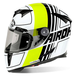 AIROH GP500 Scrape Black/Yellow Carbon Mix MotoGP Light Motorbike Helmet