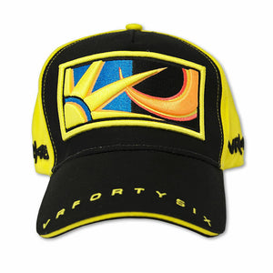 Valentino Rossi 46 The Doctor MotoGP Yellow Paddock Cap Baseball Hat VR46