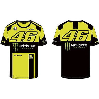 Valentino Rossi MONSTER Mens T-Shirt The Doctor Official MotoGP Merchandise VR46