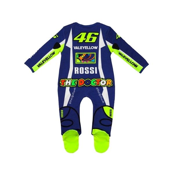 VR46 BABY GROW SUIT OVERALL REPLICA Official Valentino Rossi Merchandise
