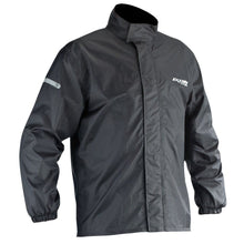 Load image into Gallery viewer, IXON COMPACT Black Waterproof Lightweight Rain Over Jacket with Bag