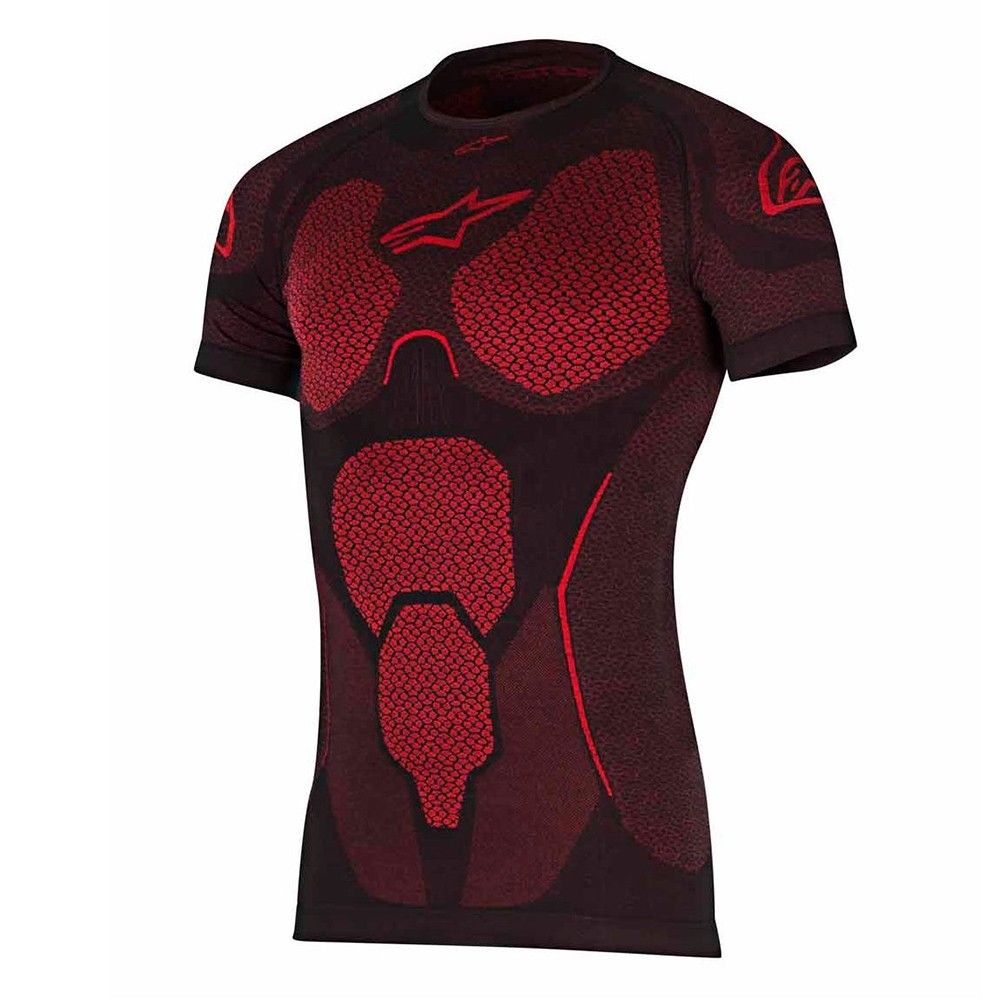 Alpinestars Ride Tech Motorbike Summer Cooling Short Sleeve Base Layer Black