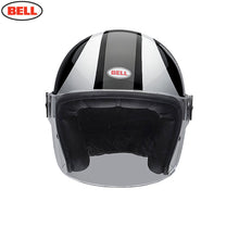 Load image into Gallery viewer, BELL Cruiser RIOT SE CHECKS Black Open Face Motorcycle Helmet Clear Flip Visor