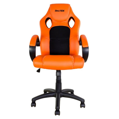Biketek KTM Orange RIDER MotoGP Chair Office/Garage Heavy Duty Swivel Casters