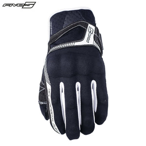 Five RS3 Light Weight Touchscreen Spandex/Leather/Lycra Motorbike/Scooter Gloves