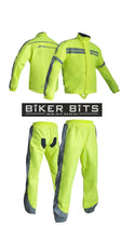 Load image into Gallery viewer, RST PRO SERIES Waterproof Motorcycle Rain Over Jacket &amp; Trousers FLO YELLOW