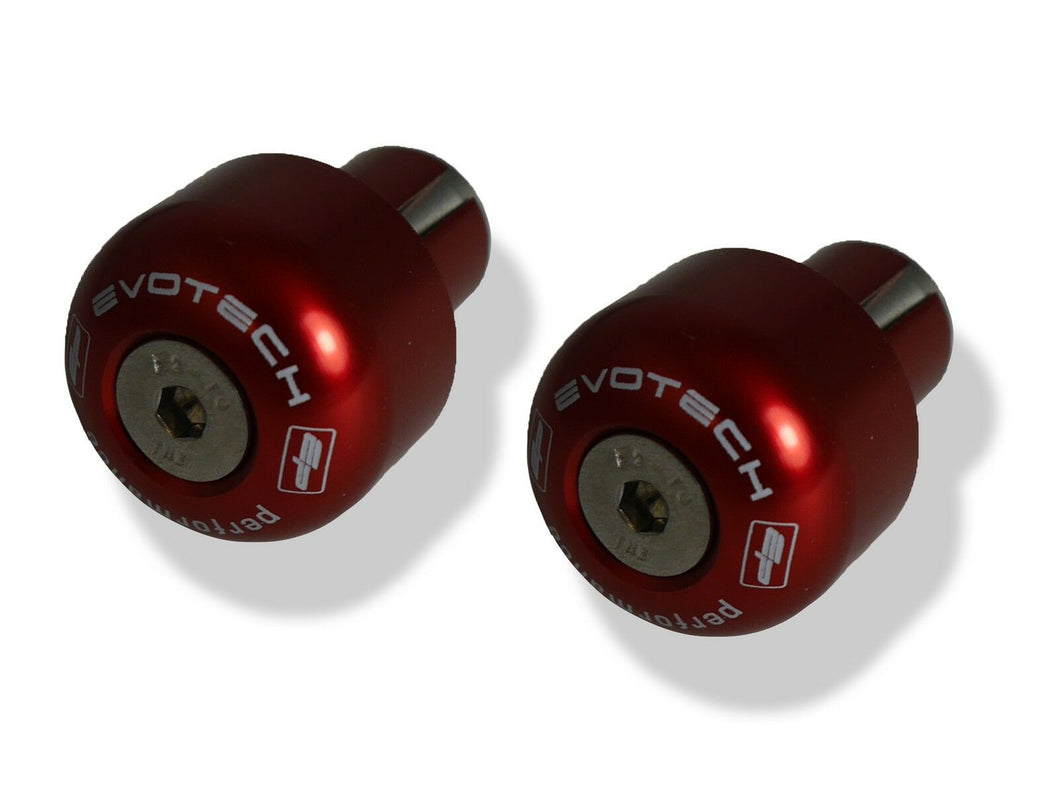 DUCATI Scrambler (all models) RED Bar End Weights by Evotech Performance