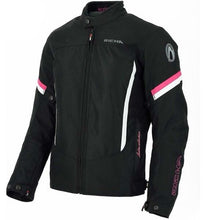 Load image into Gallery viewer, RICHA LADY LENA Black/Pink Textile Motorcycle Waterproof Jacket CE Armour