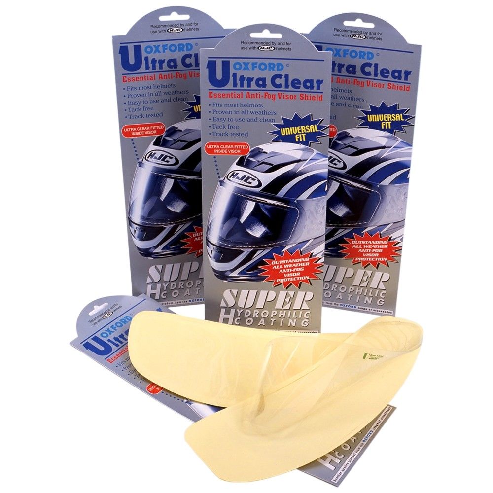Oxford Ultraclear Anti Fog/Mist Motorcycle Helmet Visor Insert