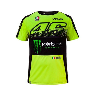 Valentino Rossi MONSTER Flo Mens T-Shirt The Doctor Official MotoGP Merchandise