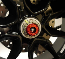 Load image into Gallery viewer, DUCATI Hyperstrada 939 2016+ Rear Spindle Red Bobbin by Evotech Performance