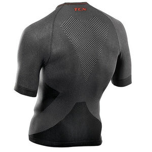 TCX T-Shirt Black Short Sleeve Base Layer Motorcycle Breathable Underwear