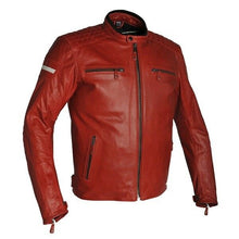 Load image into Gallery viewer, RICHA DAYTONA Leather Retro Vintage Black/Blue/Red/Brown Motorcycle Jacket
