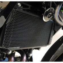 Load image into Gallery viewer, KAWASAKI Z300 Radiator Guard Black 2015 onwards by Evotech Performance