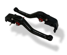 Load image into Gallery viewer, ALL DUCATI Evotech Performance Short Black Brake &amp; Clutch Levers Set