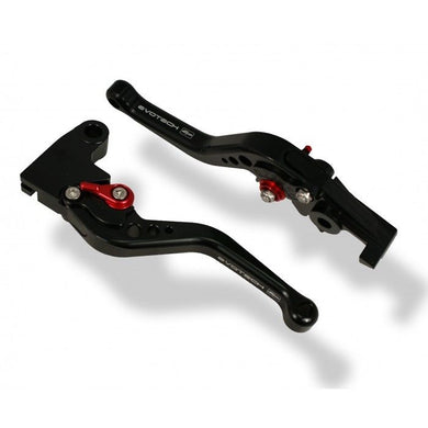 TRIUMPH TIGER 800 XCX 2015-17 Short Clutch & Brake Lever Set Evotech Performance