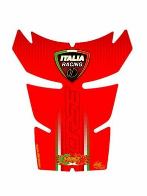 Ducati 848 EVO 1098 1198 Tankpad Protector Red Italia