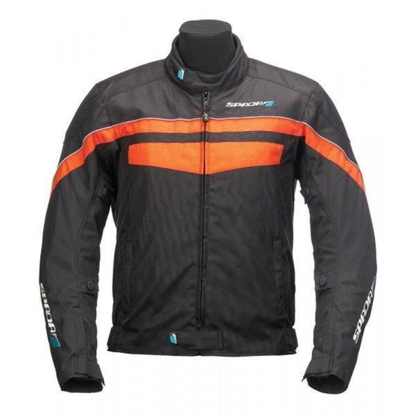 SPADA ENERGY Black/Orange KTM Textile Waterproof Motorbike Jacket sizes 40