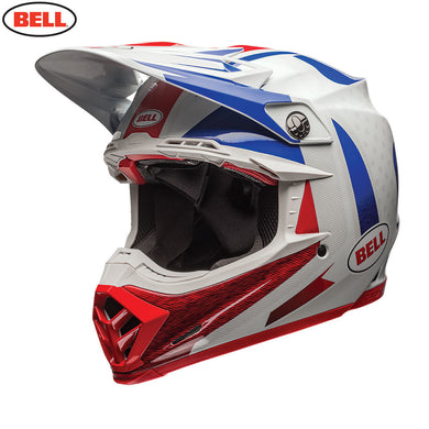 BELL Moto-9 Flex VICE Blue/Red Carbon Pro Circuit Replica Motocross MX Helmet