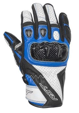 RST STUNT 3 BLUE CE Motorbike Leather Short Sports 2123 Gloves cheap