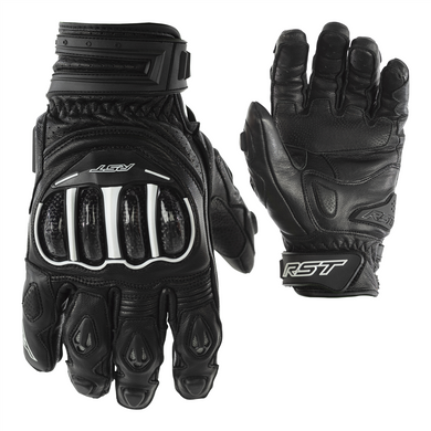 RST Tractech Evo CE Approved Short Cuff Leather Motorcycle Sports Gloves