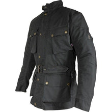 Load image into Gallery viewer, RICHA BONNEVILLE Waxed Cotton Classic Motorcycle Waterproof Jacket CE Armour