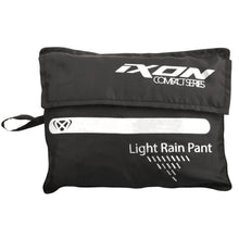 Load image into Gallery viewer, IXON COMPACT Black Motorcycle Rain Trousers Waterproof Lightweight with Bag