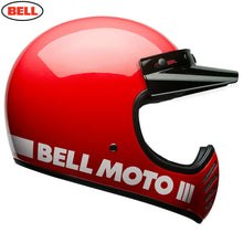 Load image into Gallery viewer, BELL Cruiser 2017 MOTO 3 Modern Classic RED Motorcycle MX Helmet