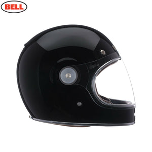 BELL BULLITT 2019 Solid Gloss BLACK Modern Retro Classic Motorcycle Helmet Matt