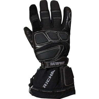 RICHA Carbon Black Winter Warm Waterproof Thinsulate Motorcycle/Scooter Gloves