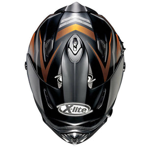 XLite X551 GT Kalahari N-Com Flat Black/KTM Copper Adventure Motorbike Helmet