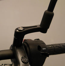 Load image into Gallery viewer, YAMAHA MT-09 2017+ Mirror Extension Black Brackets by Evotech Performance