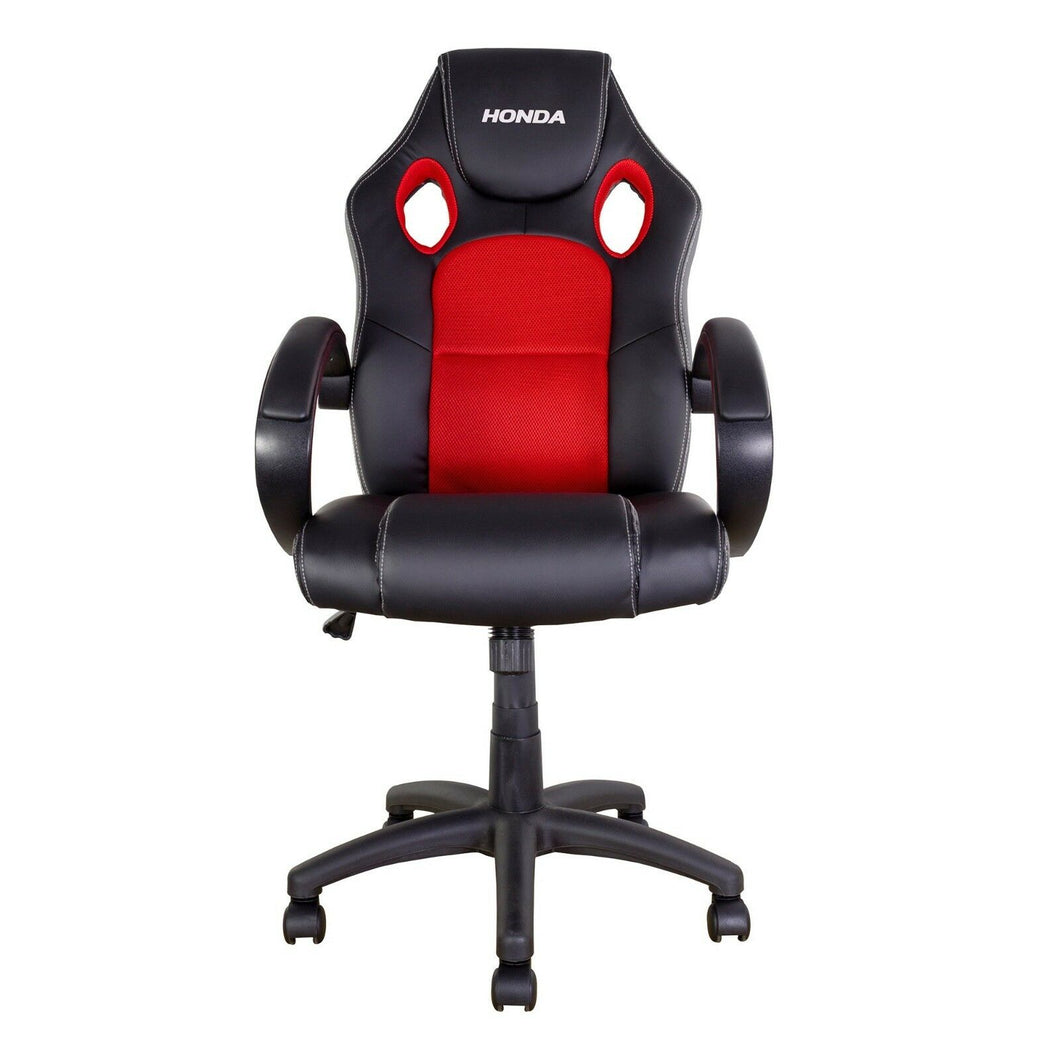 Biketek HONDA Red RIDER MotoGP Chair Office/Garage Heavy Duty Swivel Casters