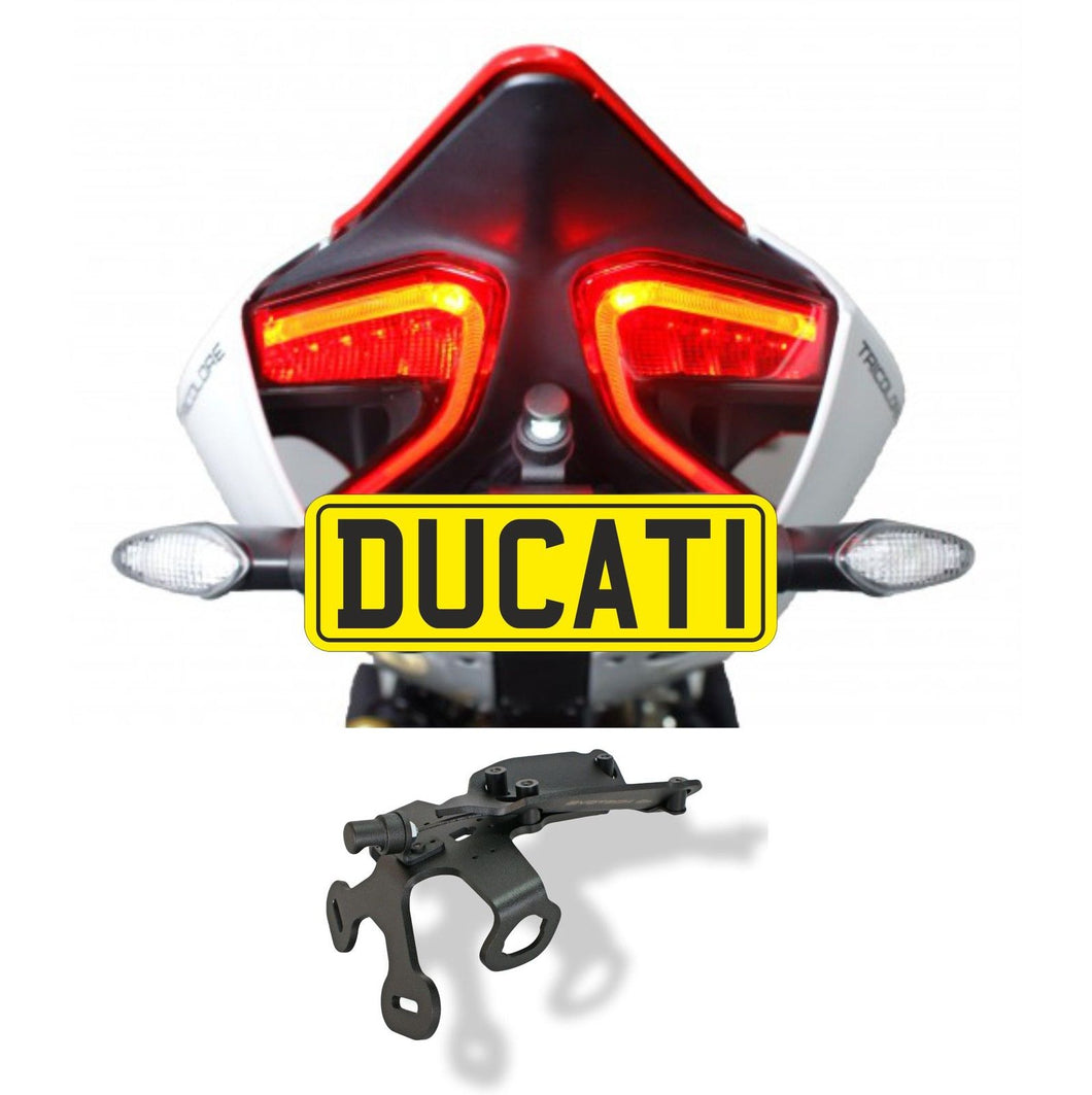 DUCATI 899 Panigale Tail Tidy WITH Show Plate/Hanger/Bracket Evotech Performance