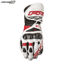 Load image into Gallery viewer, Five RFX2 Motorbike Racing Sport Road Adult Carbon Knuckle Leather Gloves