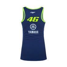 Load image into Gallery viewer, Ladies Valentino Rossi Yamaha M1 Blue Tank Top Vest Official VR46 Merchandise