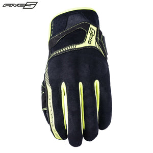 Five RS3 Light Weight Touchscreen Spandex/Leather/Lycra Motorbike/Scooter Gloves