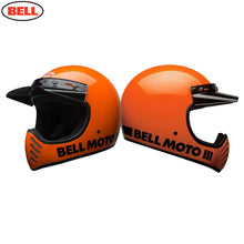 Load image into Gallery viewer, BELL Cruiser 2017 MOTO 3 Modern Classic Flo KTM Orange Motorcycle MX Helmet