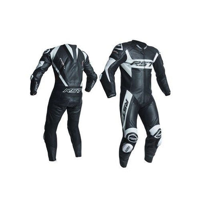 RST Tractech Evo-R Black/White 1PC Motorbike Leather Racing AAA CE Race Suit