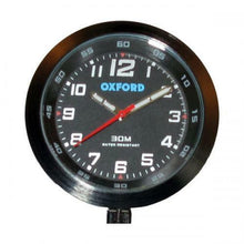 Load image into Gallery viewer, Oxford ANALOGUE CLOCK Black watch for Motorcycle/Motorbike Handlebars